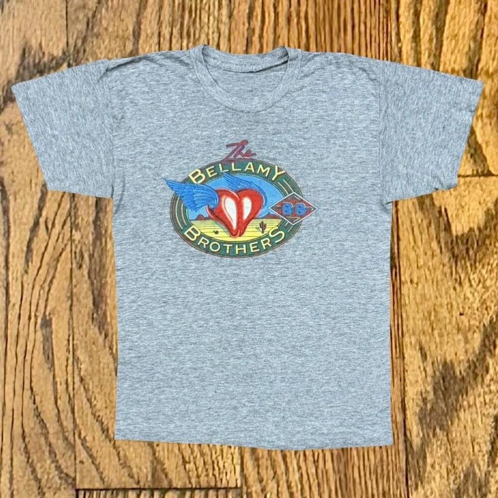 Vintage 70’s Bellamy Brothers Country Music Band T Shirt